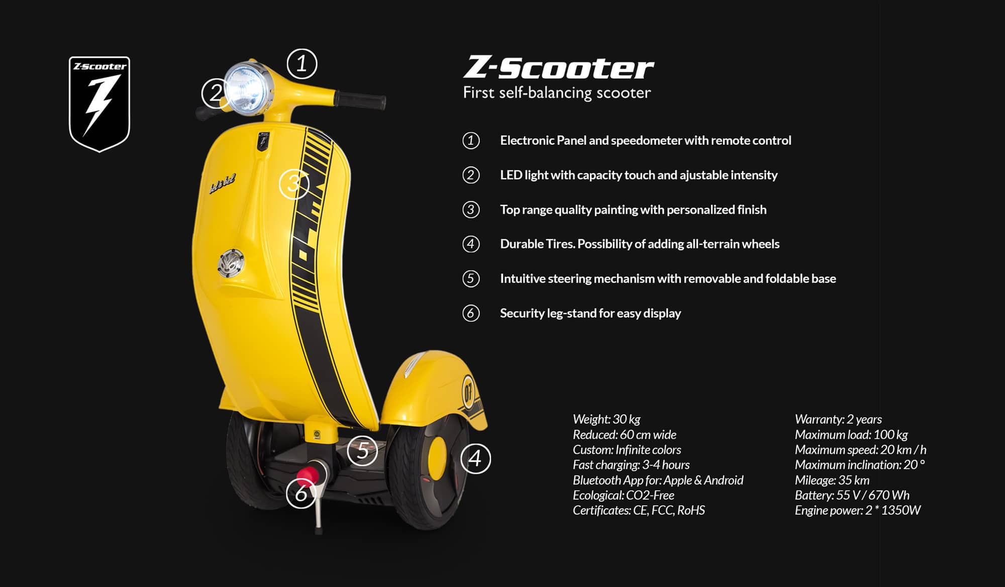 Z-Scooter Technical Specifications