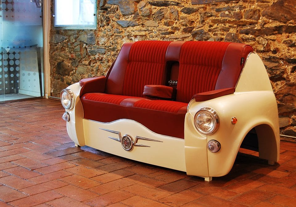 sofa 600- car couch, sofa made from car