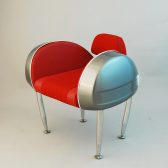 spider side panels - chair made from vespa