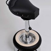 Vintage Stool Bar - Stool made with motorbike seat