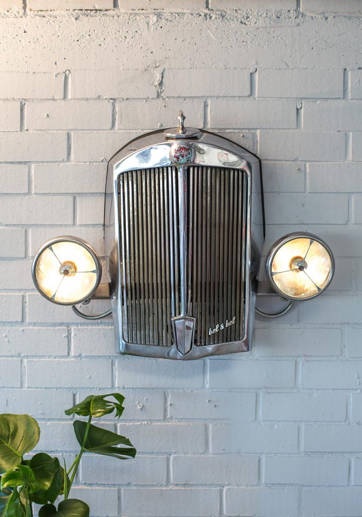custom lamps made with vehicles